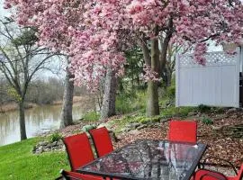 dock, game room, bar and private river view patio