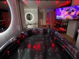 Suite & Spa Jacuzzi, sauna, lit king size,Netflix, apartmán v destinaci Montigny-le-Bretonneux