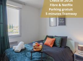 The one - Cosy T2 Check-in 24/24 Fibre Parking, hotel in Blagnac