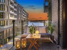 Exclusive apartment, sea view to Oslo fjord, located on water in Oslo center