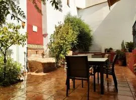One bedroom apartement with city view enclosed garden and wifi at Granada