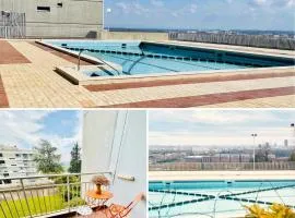 Studio Piscine et Tennis vue sur Lyon