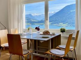 Beautiful apartment with fantastic views, hotel en Oberägeri