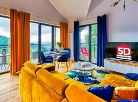 Apartament Penthaus Dwupoziomowy z Klimatyzacją i 2 Łazienkami - 5D Apartamenty
