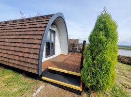 The Golden Ball Luxury Pods, campsite in Morecambe