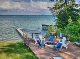 Rapid City Home on Torch Lake with Dock and Fire Pit!
