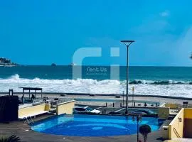 Condominio Miramar, Mazatlan en malecón frente a la playa