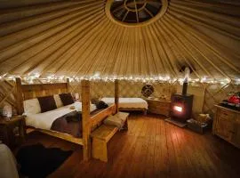 Secret Cloud House Holidays Luxury Yurts with Hot Tubs