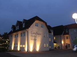Zemu izmaksu kategorijas viesnīca Landhaus Hotel Müller pilsētā Ringheim