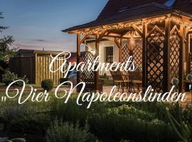 Apartments "Vier Napoleonslinden", maison d'hôtes à Auerstedt