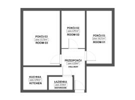 3Bedrooms Comfy Flat Celarowska, hotel in Krakow