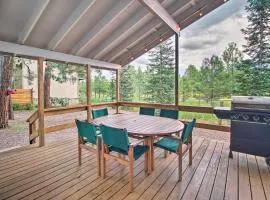 Bright Pinetop Retreat with Fire Pit, BBQ and More!