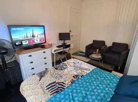 Résidence Cosy, chambre privée non mitoyenne avec serrure dans un appartement de 50 m carrés