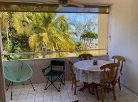 Appartement 'Luminance' vue sur lagon Hermitage、Filaosのホテル