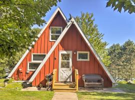 A-Frame Cabin with Private Boat Dock!, hotel sa Park Falls