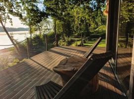 Lapsu ciems, k&aelig;ledyrsvenligt hotel i Sece