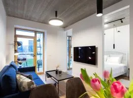 City Center Sanctuary Modern Business-Class Studio with Free Parking in the Heart of Vilnius