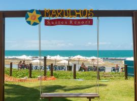 Marulhos Suítes Resort Muro Alto Beira Mar por Brevelar，嘎林海斯港的飯店