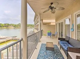Balcony and Boat Slip Lakefront Unit in Hot Springs