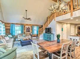 Chic Log Cabin with Large Porch, Nearby Lakes!