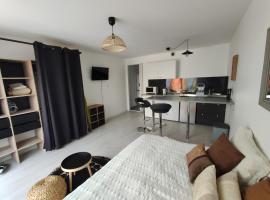 Studio meublé équipé avec terrasse privative, hotel en Thionville