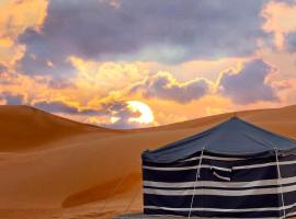 Arab desert camp, glamping site in Al Raka