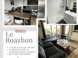 Le Roazhon, Rennes métropole – apartament w mieście Melesse