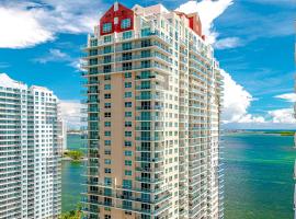 Miami condo with city & ocean views! Sleep up to 6!, hotel near Brickell Key Park, Miami