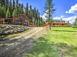 Waterfront Log Home with 95 Acres on Yaak River
