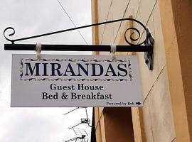 Mirandas Guest House, отель типа «постель и завтрак» в городе Бервик-апон-Туид