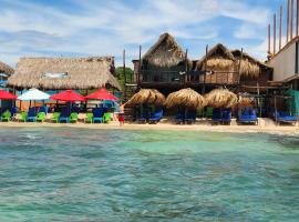 Baru Jet Set Beach & Hostal, hotell i Playa Blanca