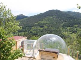 La Bulle d'Ardèche, budgethotell i La Chanal