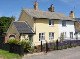 Flaxen Cottage, Heveningham, hótel í Heveningham