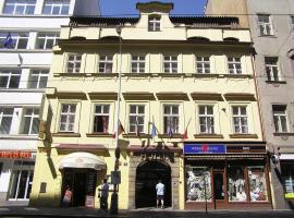 Hotel U dvou zlatých klíčů, hotel in Wenceslas Square, Prague
