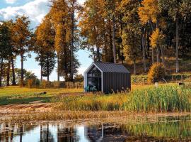 PullanHouse Līksma - small and cosy lakeside holiday house, cabaña o casa de campo en Alūksne