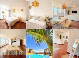 Apartamento Casa Bamboo Corralejo, espacioso, piscina y parking