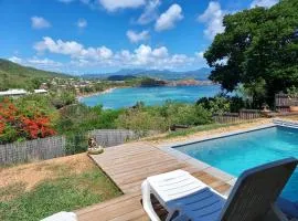 la villa caribéenne de la plage des surfeurs