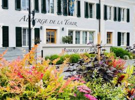 Auberge de la Tour, hotel din apropiere 
 de Paléo Festival, Trélex