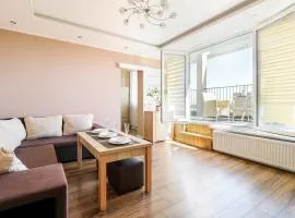 Apartament Morena z widokiem z tarasu na morze