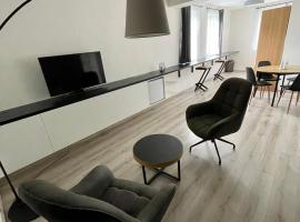 Moderní apartmán se soukromou vinotékou, cheap hotel in Hodkovice nad Mohelkou