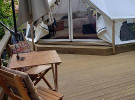 Piwakawaka site, luksustelt i Waihi