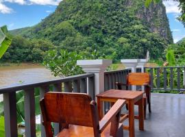 Nam ou view villa, hotel with parking in Nongkhiaw