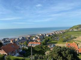 LE GRAND LARGE Superbe appartement vue sur mer, hotel Hautot-sur-Mer városában