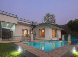 Enchanting Pastures by StayVista - A Hill-view villa with Pool, Lawn, Gazebo & Terrace