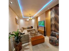 luxury apartment of 80m2 in front of Hassan 2 Mosqu and sea from family , pour famille , INTERDIT COUPLES ARAABIC NON MARIÉ, FORBIDDEN UNMARRIED ARAABIC COUPLES