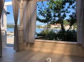 Studio apartment in Lumbarda with Seaview, Terrace, Air condition, WIFI (128-3)