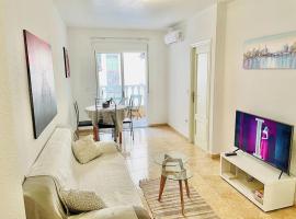 charming apartment,climatisation,wifi,centre, pool,plage