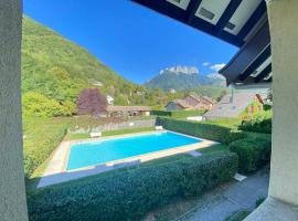 Appartement 3* avec balcon, piscine et lac à proximité, activités diverses - FR-1-432-4，位于安锡的酒店