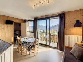 Appartement 2 étoiles lumineux 5 pers à 50m des pistes, balcon sud, parking privatif, wifi gratuit - FR-1-417-54