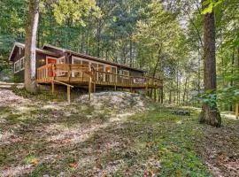 Secluded Franklin Cabin with Furnished Deck!